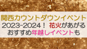 関西カウントダウンイベント2023-2024！ 花火があがるおすすめ年越しイベントも